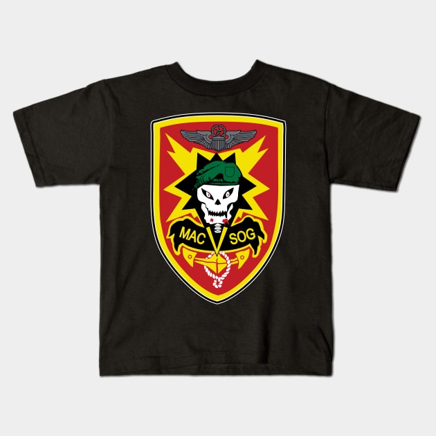 MAC - V SOG - SSI - Vietnam  emblem Kids T-Shirt by ComPix